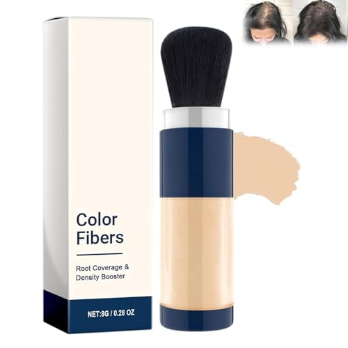 Colored Hair Thickener, Supersize Color Fibers, Temporary Hair Color For Root Touchup With Hair Thickening Fibers, Supersize Color & Conceal Waterproof Set, Hair Fiber Powder For Women & Men (Gold) von Bxjinkele