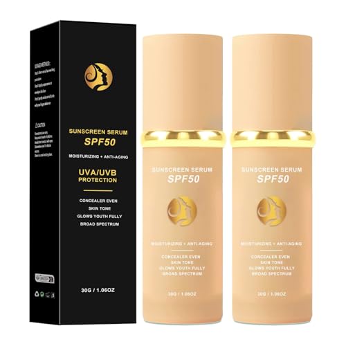 Farbwechselnde Foundation, Color Changing Foundation, Foundation Color Changing, Farbwechsel Grundierung Warm Skin Moisturising Concealer, Nude Concealer Für Alle Hauttypen, SPF50+ (2Pcs, 30ml) von Bxjinkele