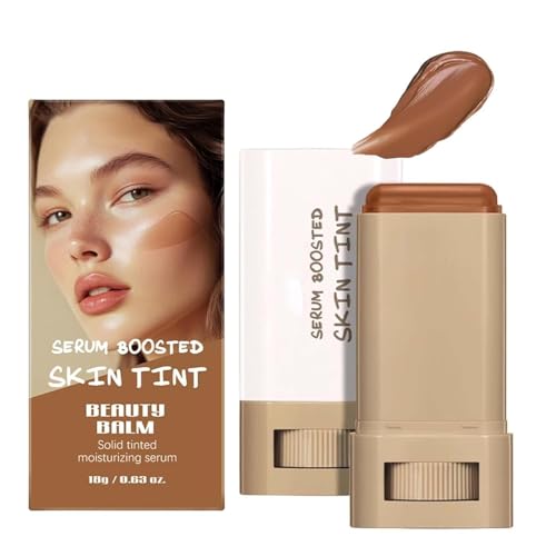 Flawless Eraser Foundation Stick, Hydrating Lightweight Foundation Stick, Eraser Koreanischer Feuchtigkeitsspendender, Beauty Balm Serum Boosted Skin Tint, Solid Tinted Contour Stick (#03, 18g) von Bxjinkele
