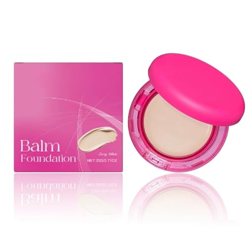 Peptide Balm Foundation, Age Defying Foundation For Mature Skin, Peptide Bounce Foundation, Medium Buildable Coverage, Blur Fine Lines, Smooths Texture, Long-Lasting Makeup (Elfenbein, 20g) von Bxjinkele