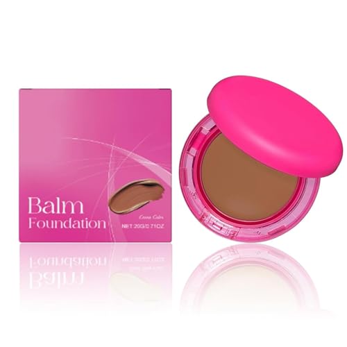 Peptide Balm Foundation, Age Defying Foundation For Mature Skin, Peptide Bounce Foundation, Medium Buildable Coverage, Blur Fine Lines, Smooths Texture, Long-Lasting Makeup (Kakao, 20g) von Bxjinkele