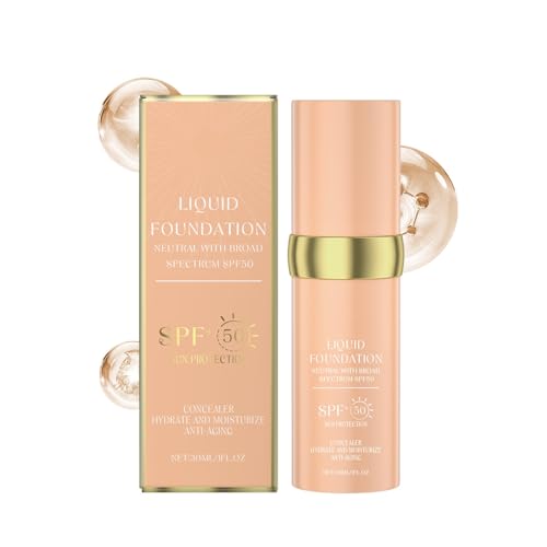 Warme Concealer-Foundation, Flüssige Concealer-Grundlage, Warm Concealer Foundation Liquid, Can Keep Makeup For A Long Time, Moisturizing And Refreshing Light Skin Care Moisturize Liquid 30ml (A) von Bxjinkele