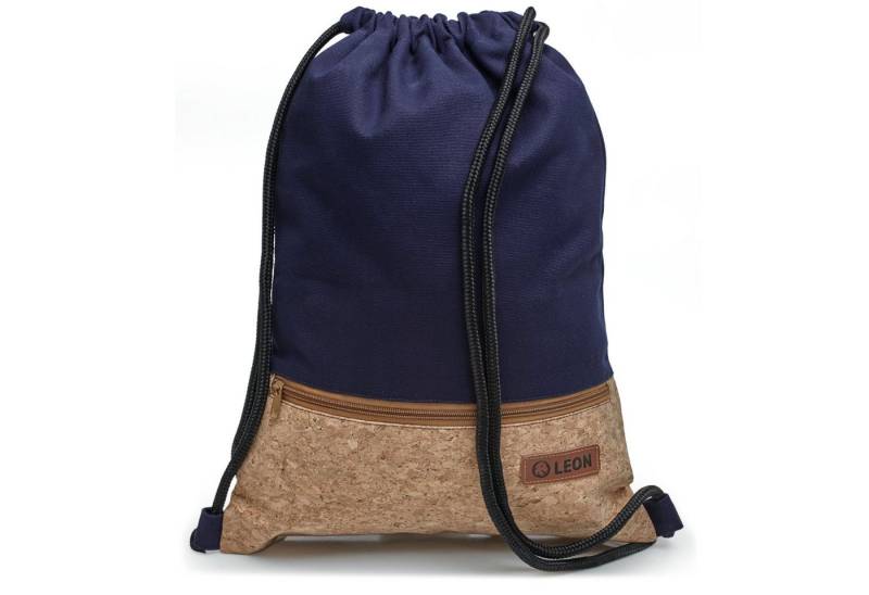 By Bers Turnbeutel Leon By Bers Turnbeutel Beutelrucksack Freizeitrucksack (Tagesrucksack Beutelrucksack Freizeitrucksack für Strand Sport Festival Freizeit Alltag Einkauf aus Baumwolle Innentasche Schlüsselband), robuste hochwertige Baumwolle, bestens verarbeitet von By Bers