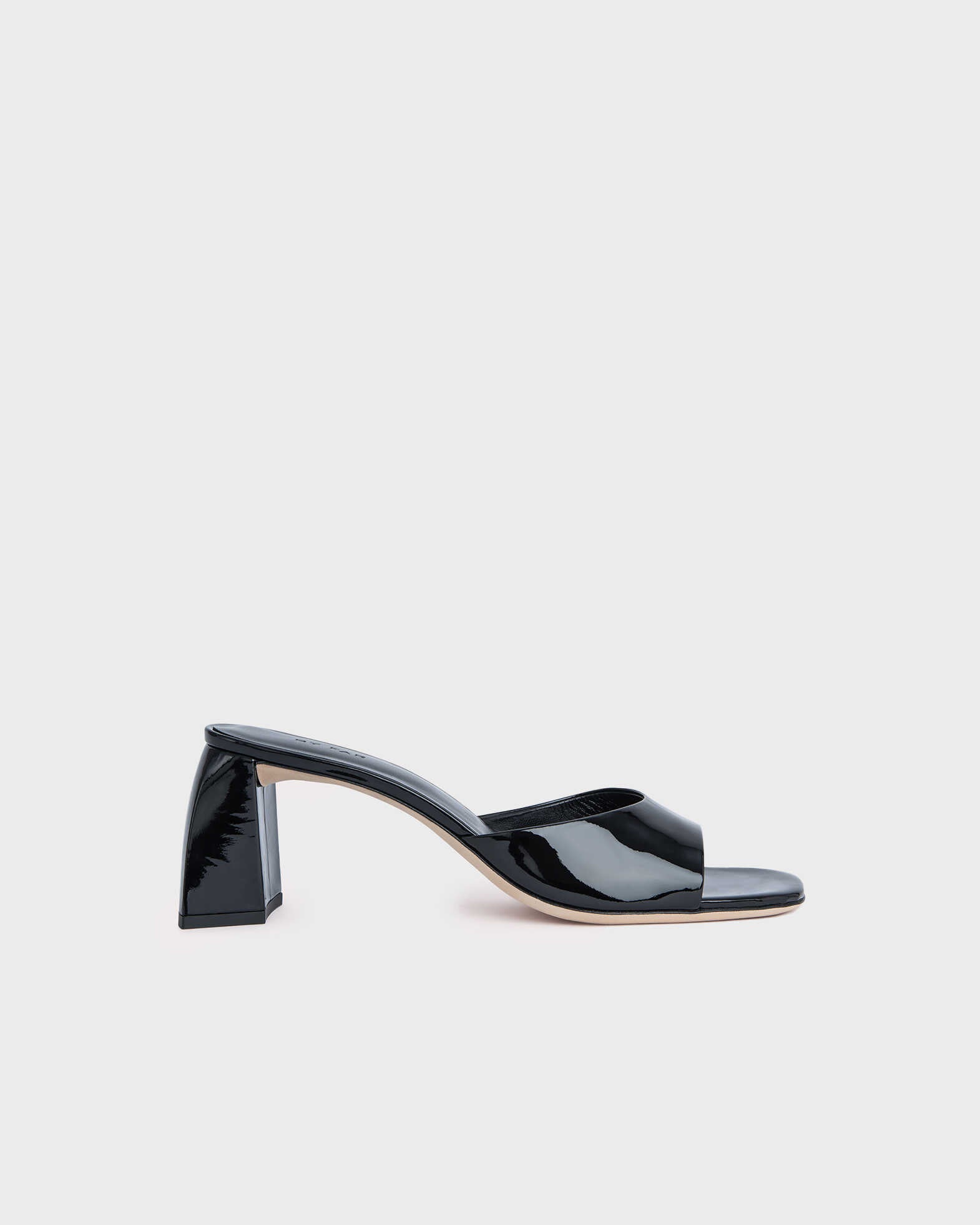 By Far Mules Romy Black Patent Leather Black von By Far