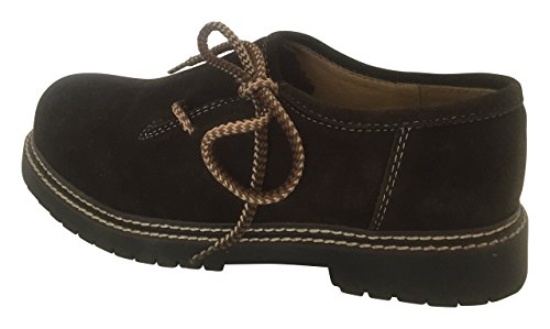 By Johanna Haferlschuhe Schnürhalbschuhe Trachtenschuhe Herren Dark Braun echt Leder Rahmengenäht 44 von By Johanna