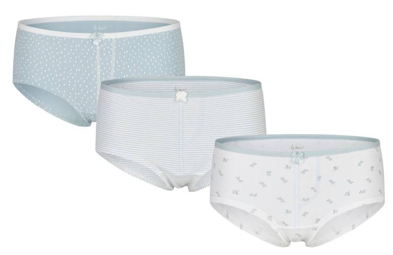 By Louise Hipster 3er Pack Damen Slips Modisches Design von By Louise