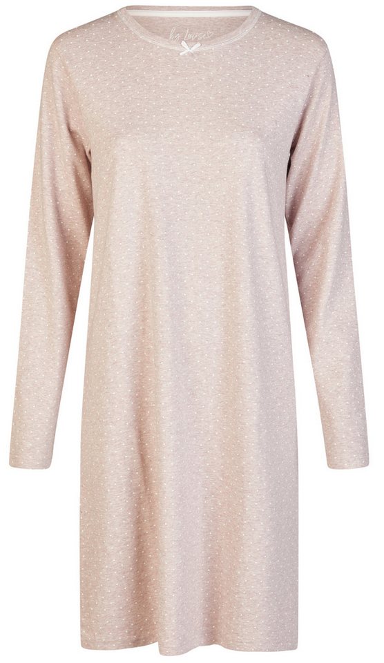 By Louise Nachthemd Damen Schlafshirt mit langem Arm (1-tlg) Modisches Design von By Louise
