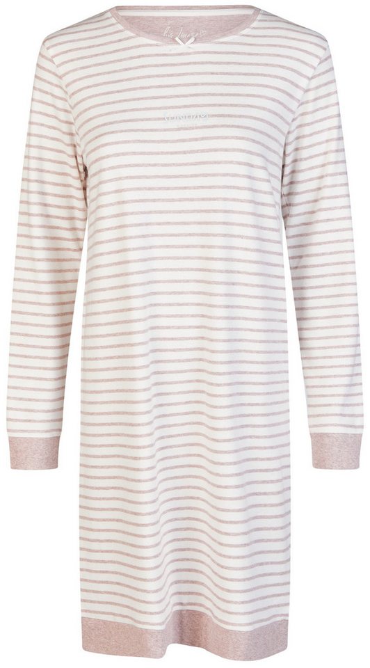 By Louise Nachthemd Winter Wispers (Set, 1-tlg., 1-teilig) Damen Sleepshirt ca.95cm lang Langarm Interlock Baumwolle von By Louise