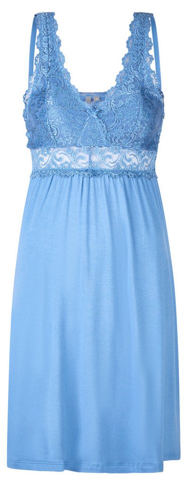 By Louise Negligé Damen Nachthemd mit Spitze (1-tlg) edles Design von By Louise