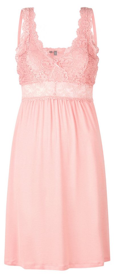By Louise Negligé Damen Nachthemd mit Spitze (1-tlg) edles Design von By Louise