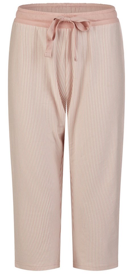 By Louise Pyjamahose Damen Capri Schlafanzughose (1-tlg) Baumwolle von By Louise