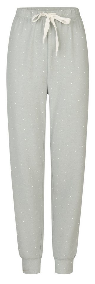 By Louise Pyjamahose Damen Fleece Pyjamahose (1-tlg) Modisches Design von By Louise