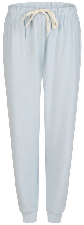 By Louise Pyjamahose Mix & Match (1-tlg., 1-teilig) Damen Homewear Strick Relaxhose lang Mix & Match Schlafhose Loungewear von By Louise