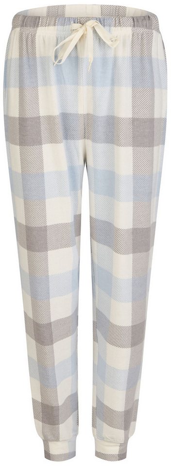 By Louise Pyjamahose Mix & Match (1-tlg., 1-teilig) Damen Homewear Strick Relaxhose lang Mix & Match Schlafhose Loungewear von By Louise