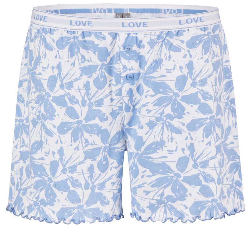 By Louise Pyjamahose Moonlight Magic (1-tlg., 1-teilig) Damen Schlafhose Pyjamahose Shorts kurz Baumwolle von By Louise