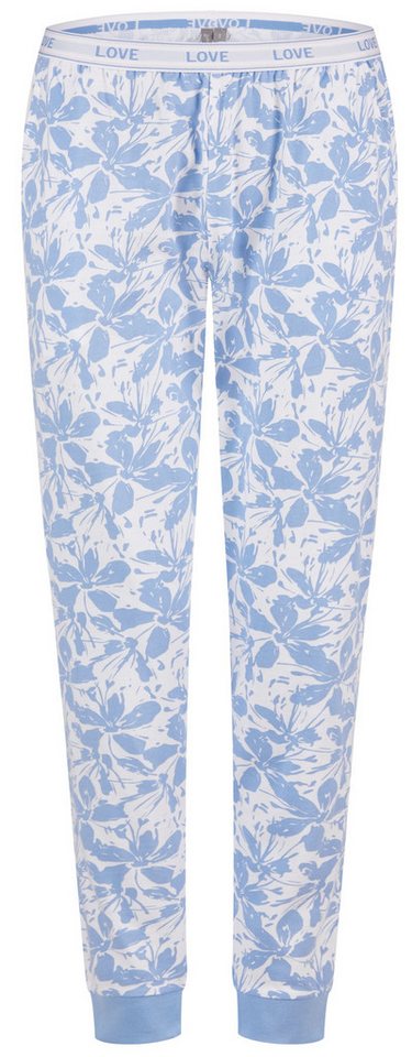 By Louise Pyjamahose Moonlight Magic (1-tlg., 1-teilig) Damen Schlafhose Pyjamahose lang Baumwolle Taschen von By Louise