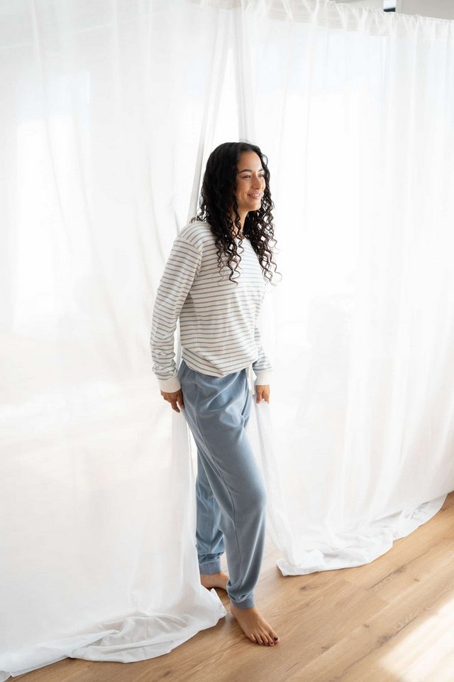 By Louise Schlafanzug Damen Frottee Schlafanzug / Pyjama Set von By Louise