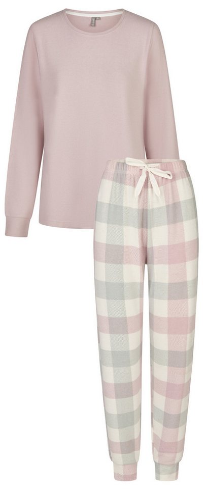 By Louise Schlafanzug Damen Pyjama auch als Hausanzug (2 tlg) Modisches Design von By Louise