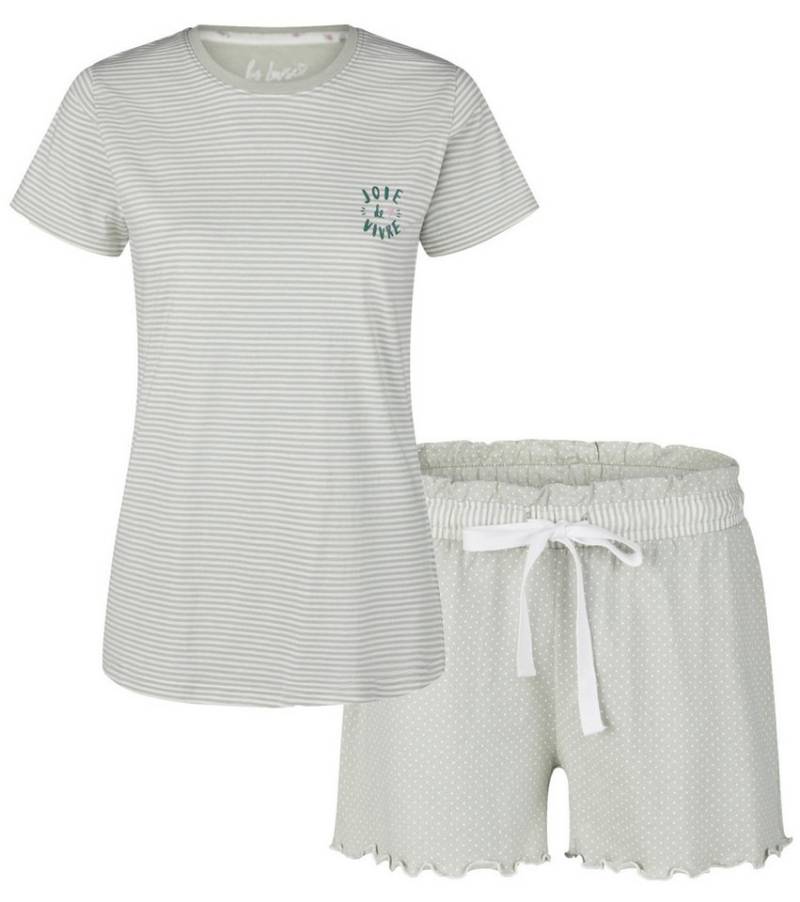 By Louise Shorty Modischer Damen Schlafanzug kurz (2 tlg) Baumwolle von By Louise
