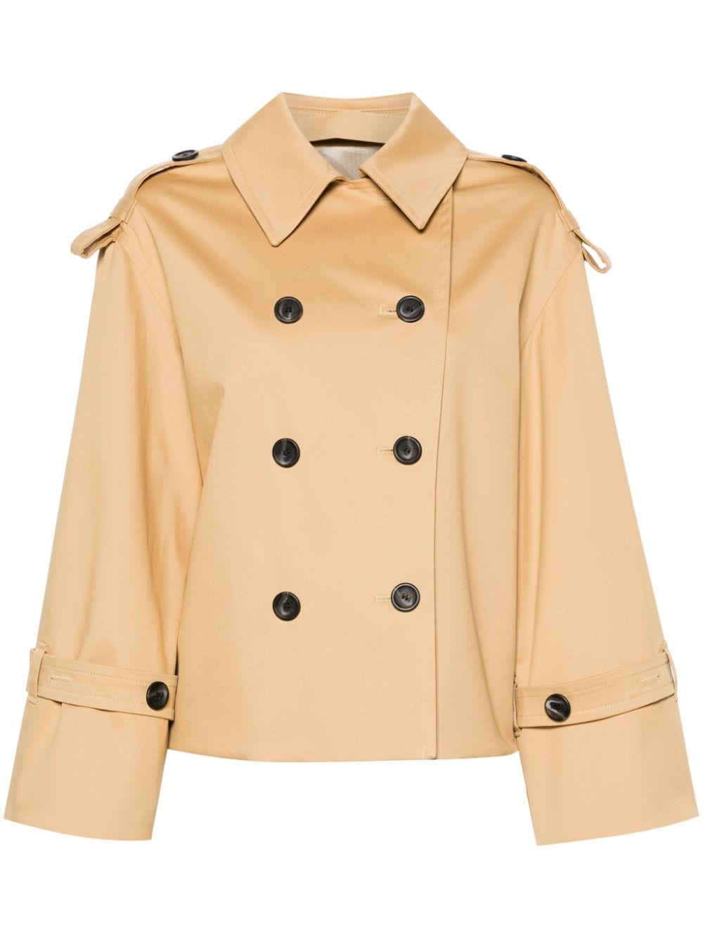 By Malene Birger Doppelreihiger Alisandra Trenchcoat - Nude von By Malene Birger