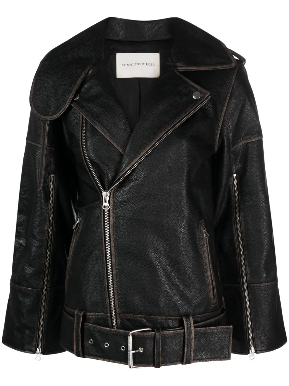 By Malene Birger Beatrisse Bikerjacke - Schwarz von By Malene Birger