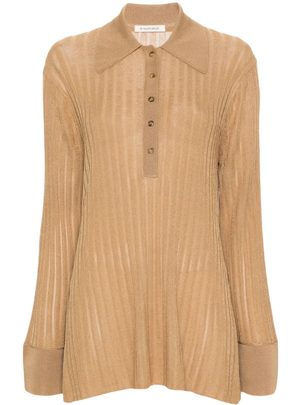 By Malene Birger Delphine Pullover aus geripptem Strick - Nude von By Malene Birger