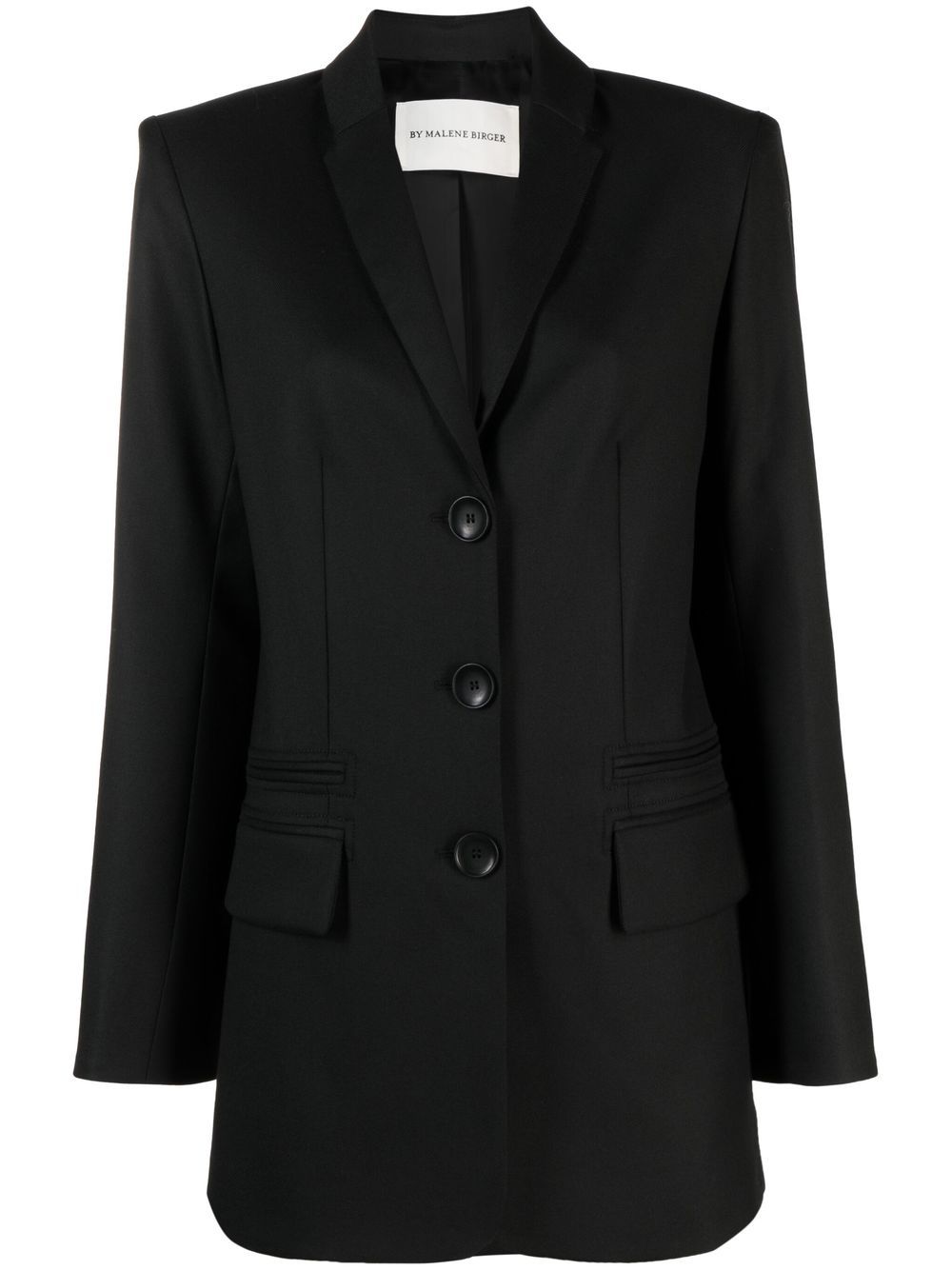 By Malene Birger Einreihiger Blazer - Schwarz von By Malene Birger