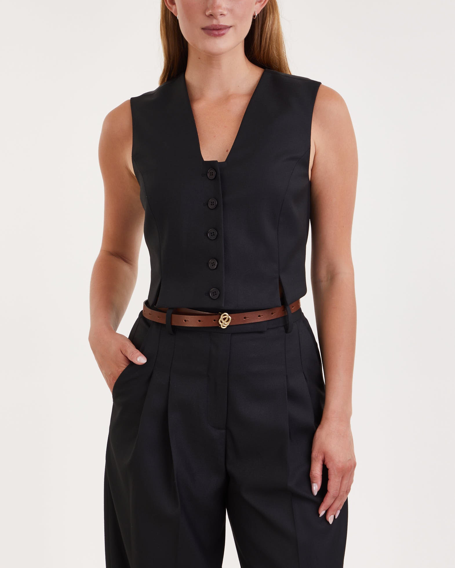By Malene Birger Vest Bettas Black By Malene Birger Vest Bettas Black von By Malene Birger