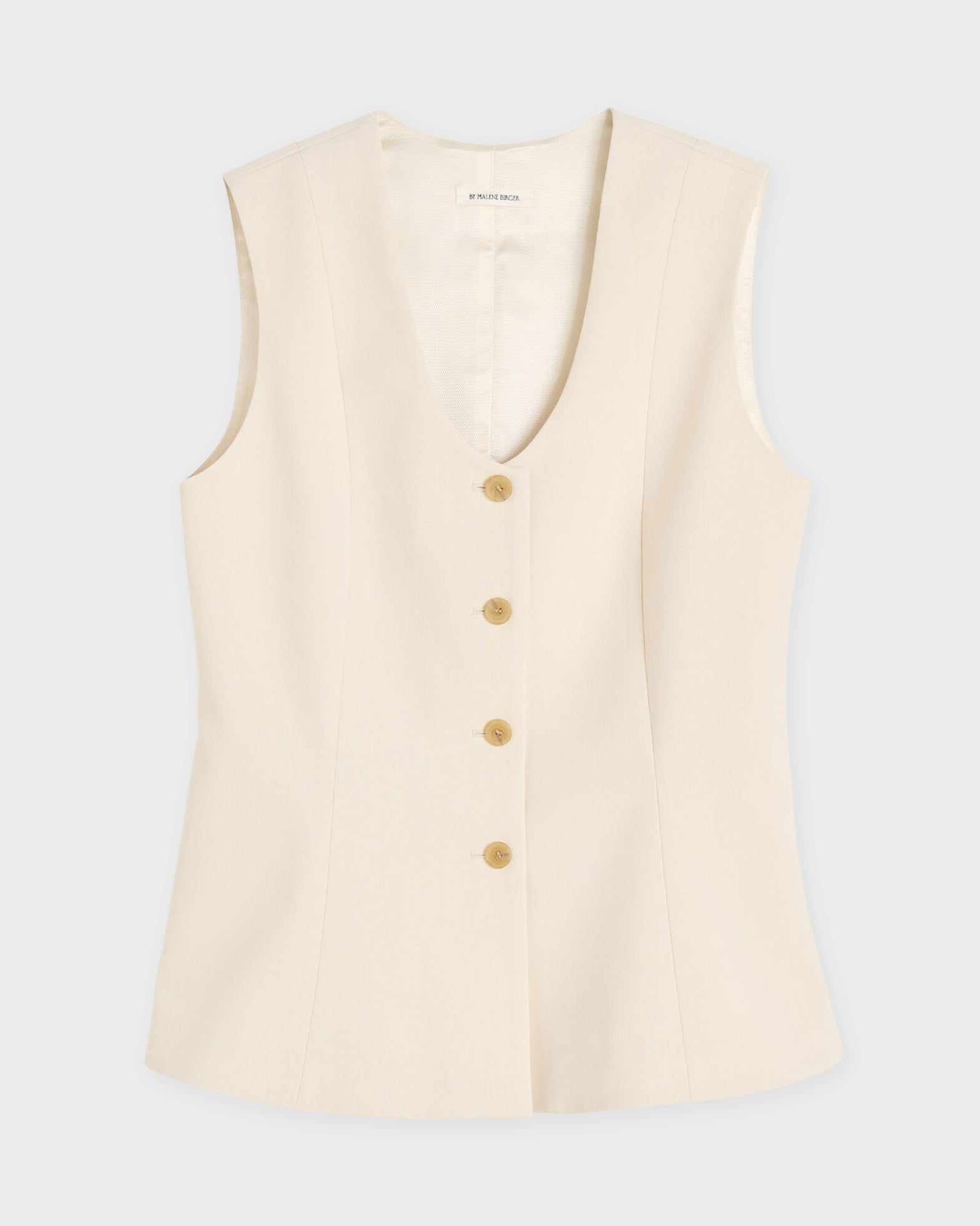 By Malene Birger Waistcoat Merlin Pearl By Malene Birger Waistcoat Merlin Pearl von By Malene Birger