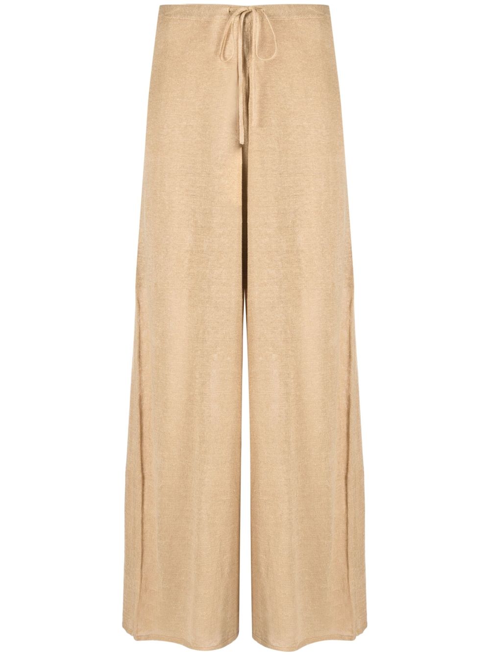 By Malene Birger Leinenhose mit weitem Bein - Braun von By Malene Birger