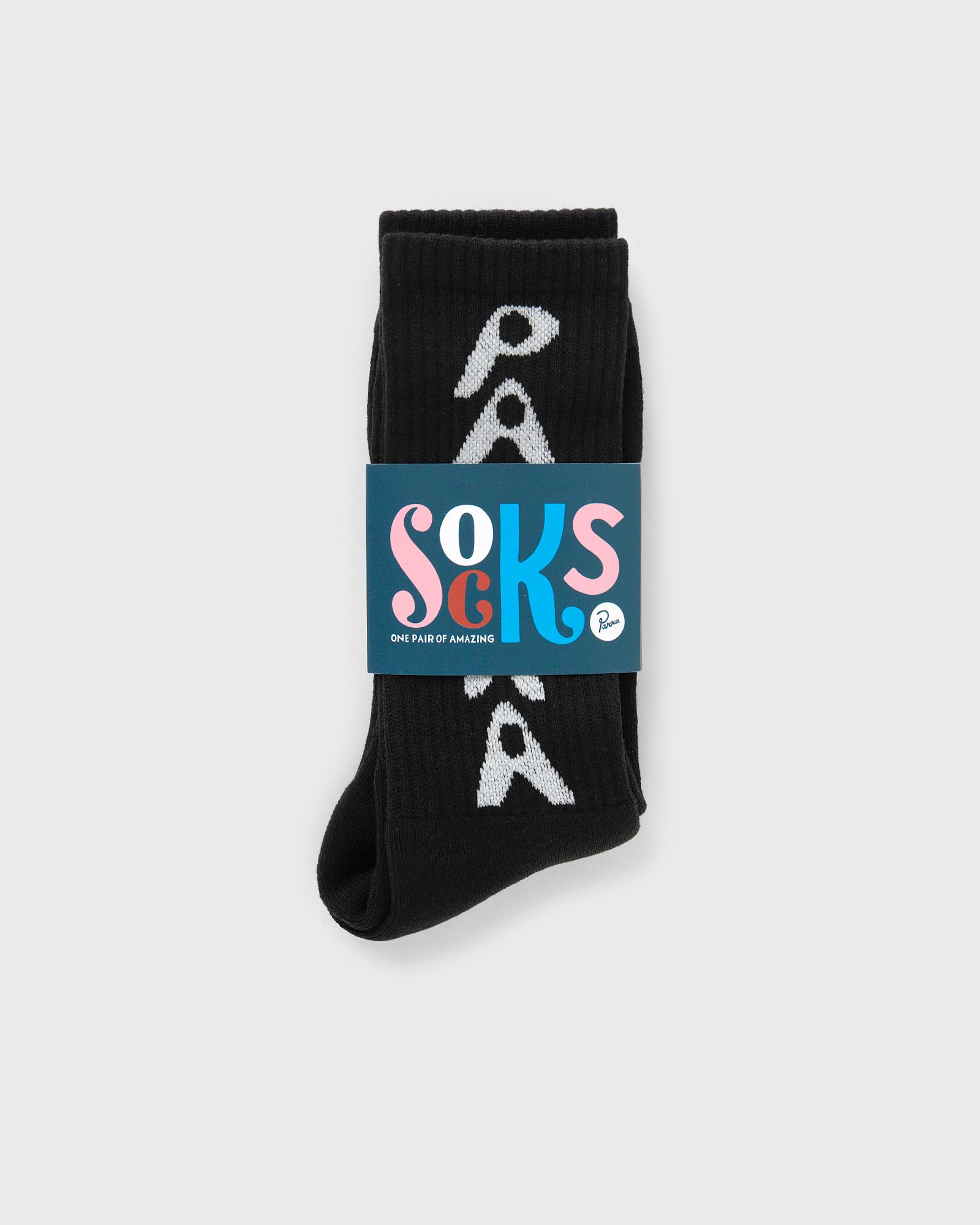By Parra Hole logo crew socks men Socks black in Größe:ONE SIZE von By Parra