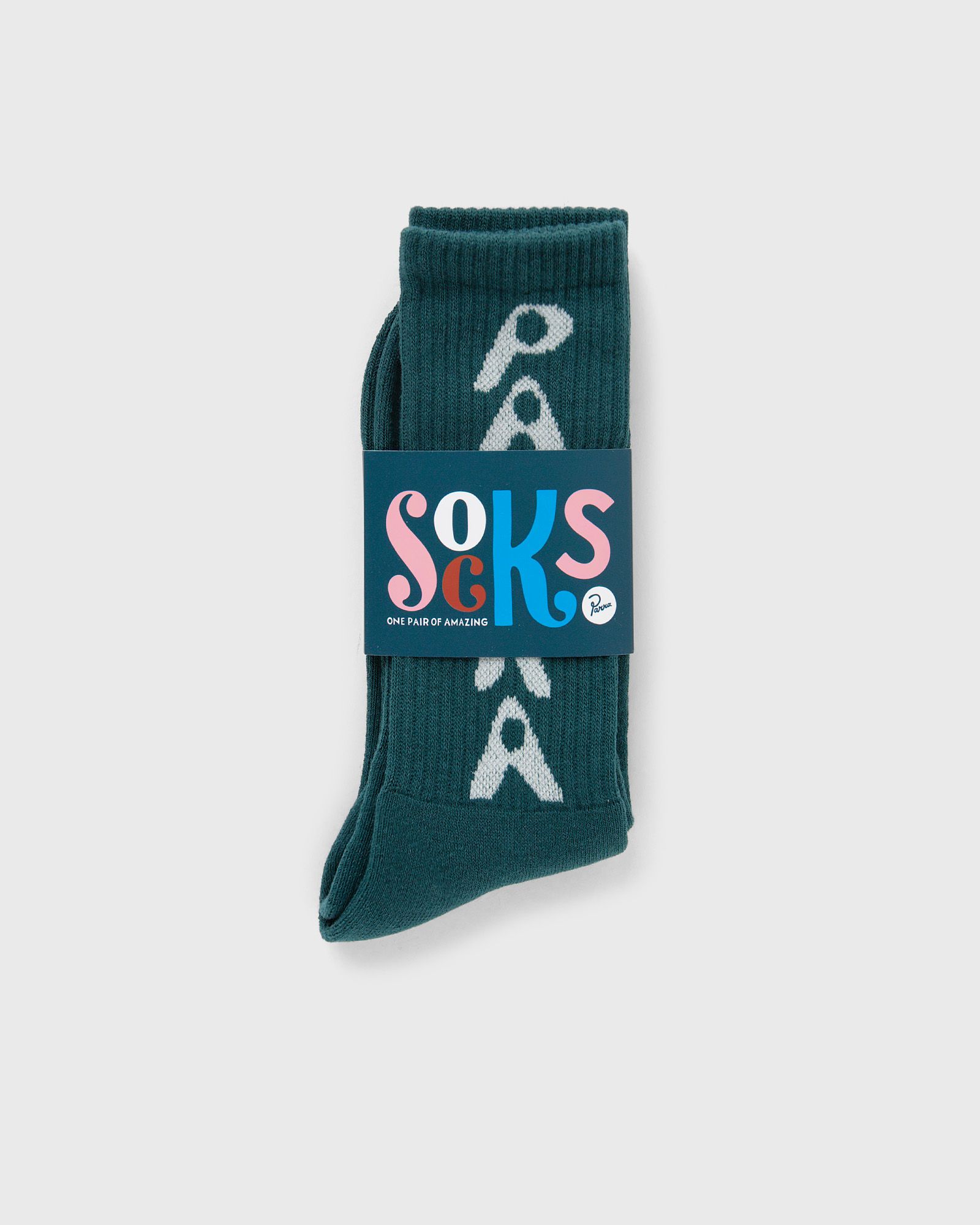 By Parra Hole logo crew socks men Socks green in Größe:ONE SIZE von By Parra