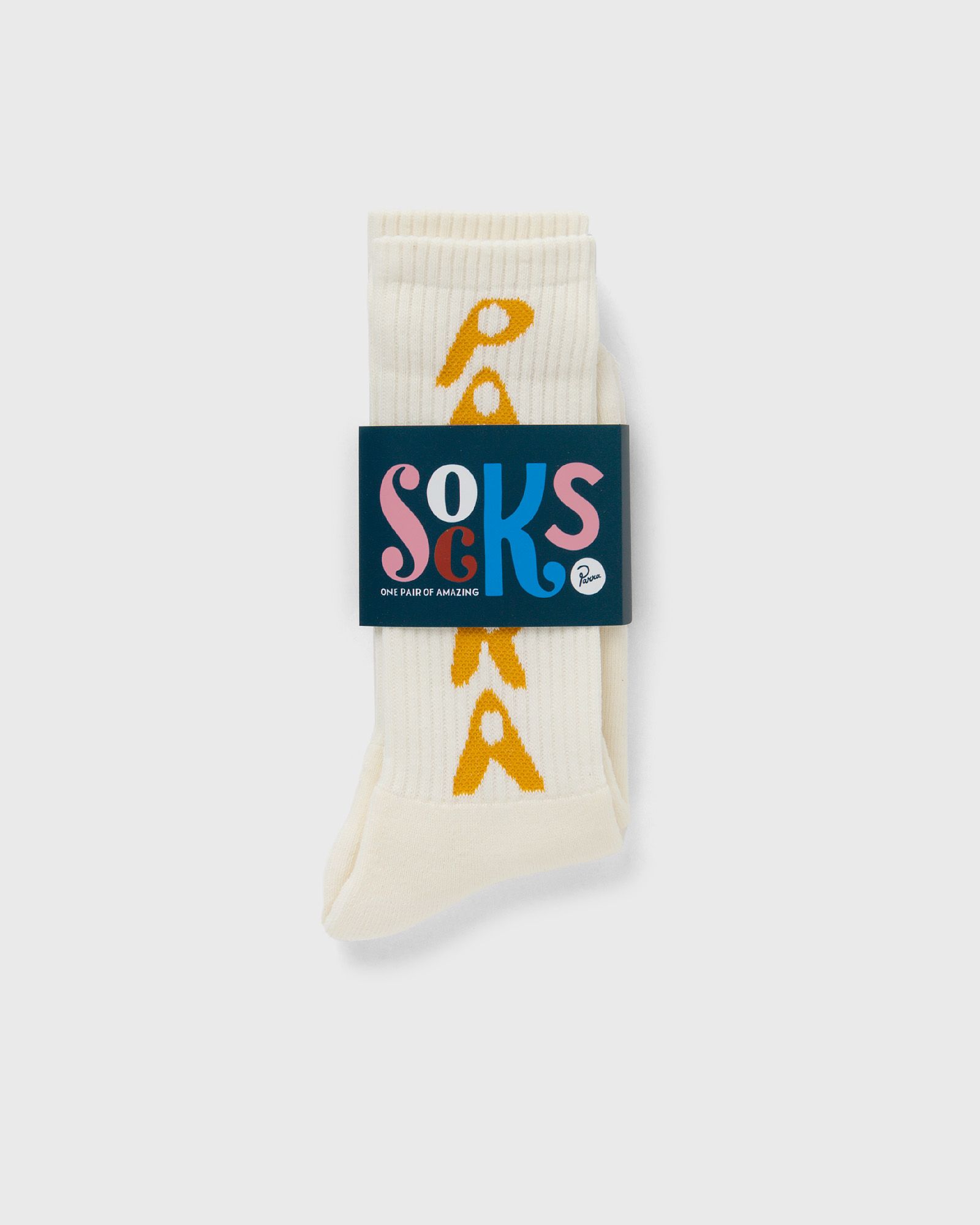 By Parra Hole logo crew socks men Socks white in Größe:ONE SIZE von By Parra