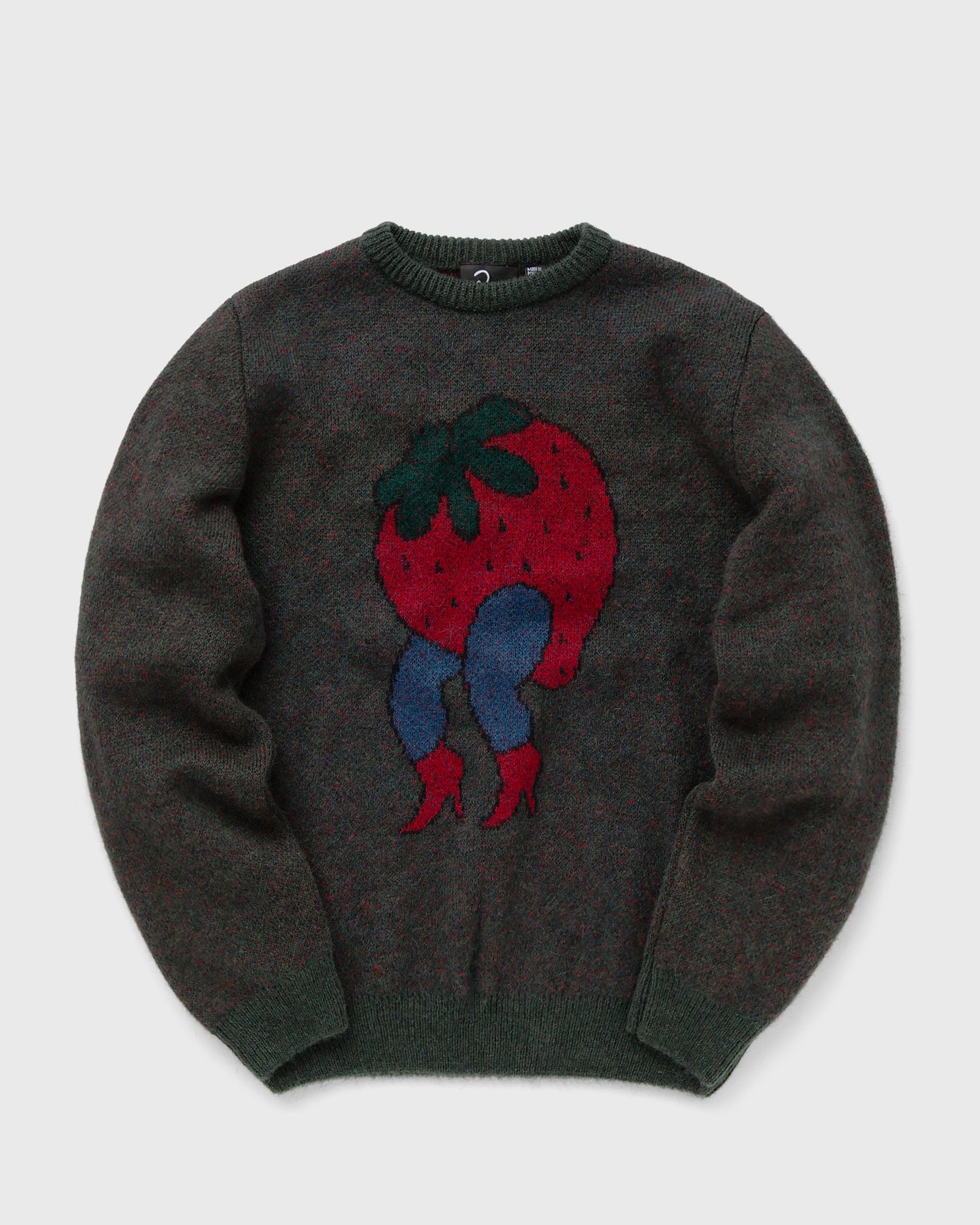 By Parra Stupid strawberry knitted pullover men Pullovers green in Größe:S von By Parra