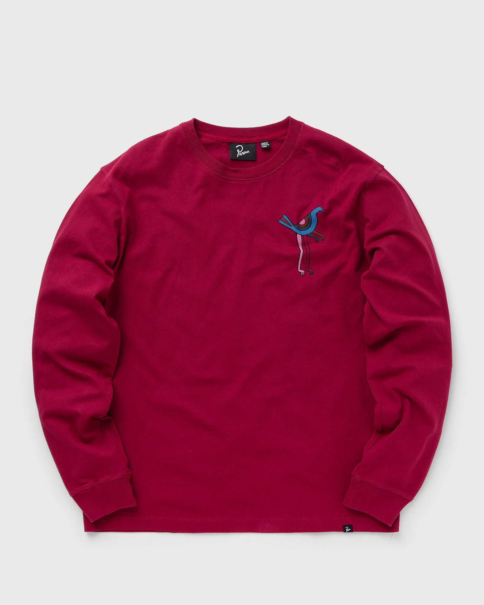 By Parra Wine and books long sleeve t-shirt men Longsleeves red in Größe:M von By Parra