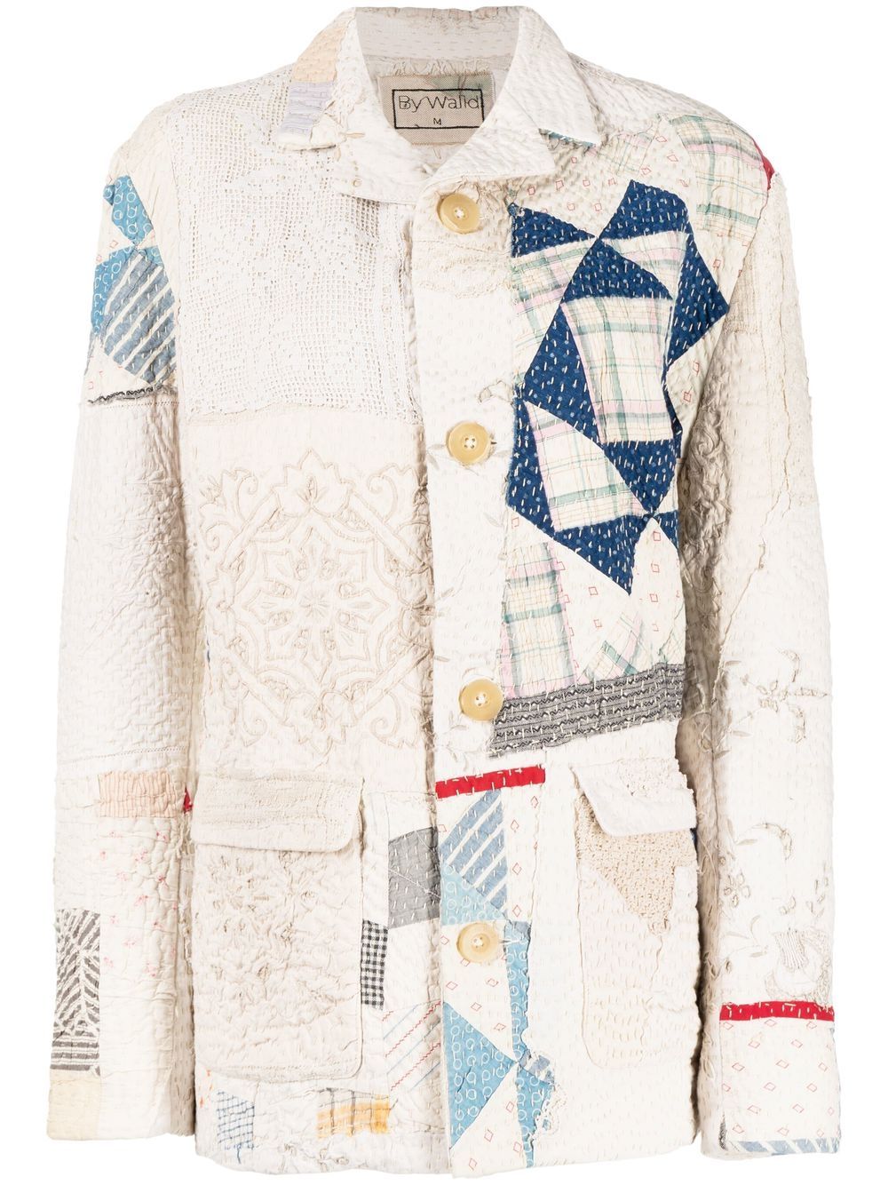 By Walid Jacke im Patchwork-Look - Weiß By Walid Jacke im Patchwork-Look - Weiß von By Walid