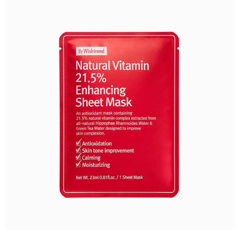 By Wishtrend Tuchmaske By Wishtrend Natural Vitamin 21.5% Enhancing Sheet Mask von By Wishtrend