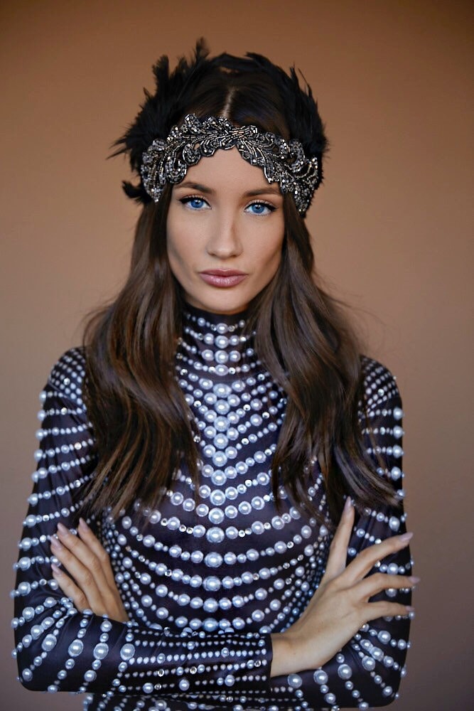Byannakiss Schwarzes Headpiece/ Nena Byannakiss Schwarzes Headpiece/ Nena von ByAnnaKiss