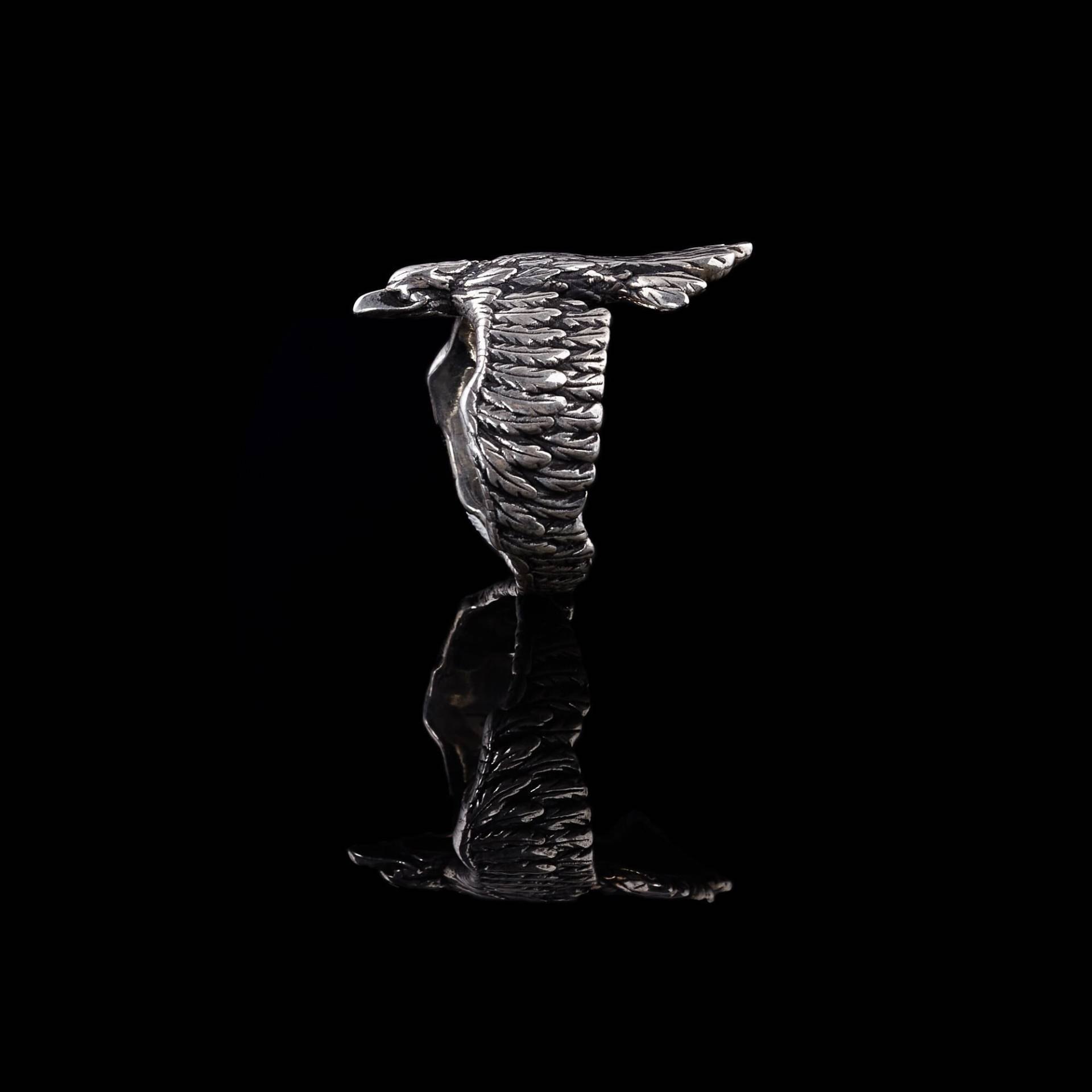 Silber Rabe Vogel Krähe Ring, Verstellbarer Gothic Schmuck Für Männer Und Frauen, Einzigartiges Geschenk Silber Rabe Vogel Krähe Ring, Verstellbarer Gothic Schmuck Für Männer Und Frauen, Einzigartiges Geschenk von ByAynalJewelry