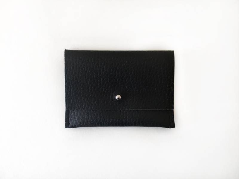 Brieftasche Beutel | Schwarzes Kunstleder von ByFelma