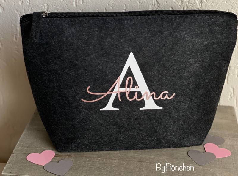 Kosmetik Tasche/Schlamper, Personalisiert von ByFioenchen
