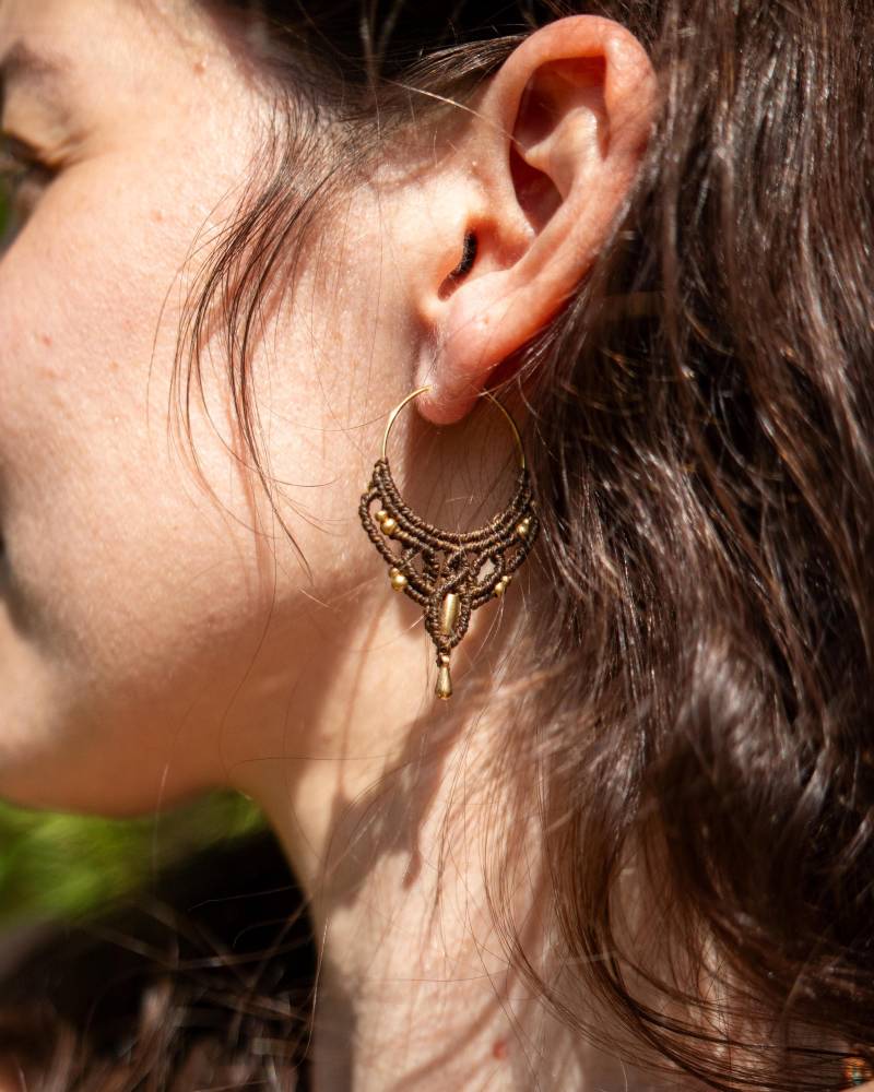 Kala Ohrring Makramee Kala Ohrring Makramee von ByGandhari