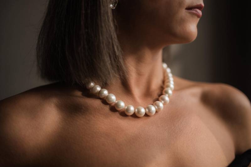 Große Runde Perlenkette, Edison Perlenschmuck von ByIsabelleDesign