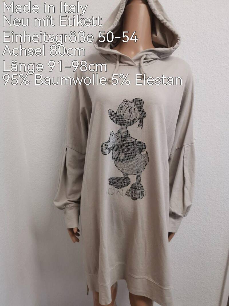 Langer Donald Duck Glitzer Pullover Größe 50-54 von ByKleiderstubeNixxs