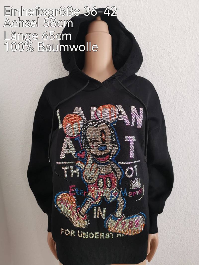 Mickey Mouse Glitzer Pullover Größe 36-42 Einheitsgröße von ByKleiderstubeNixxs