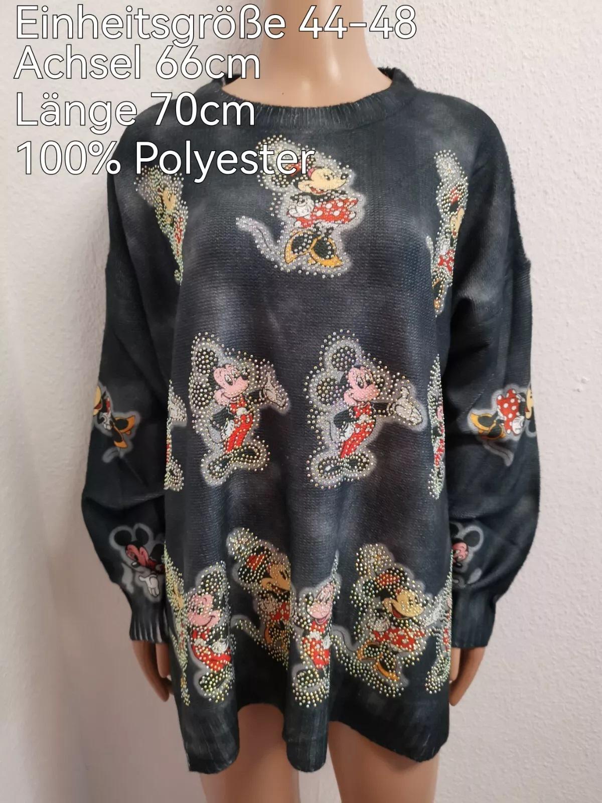 Mickey Mouse Glitzer Pullover Größe 44-48 Einheitsgröße Mickey Mouse Glitzer Pullover Größe 44-48 Einheitsgröße von ByKleiderstubeNixxs