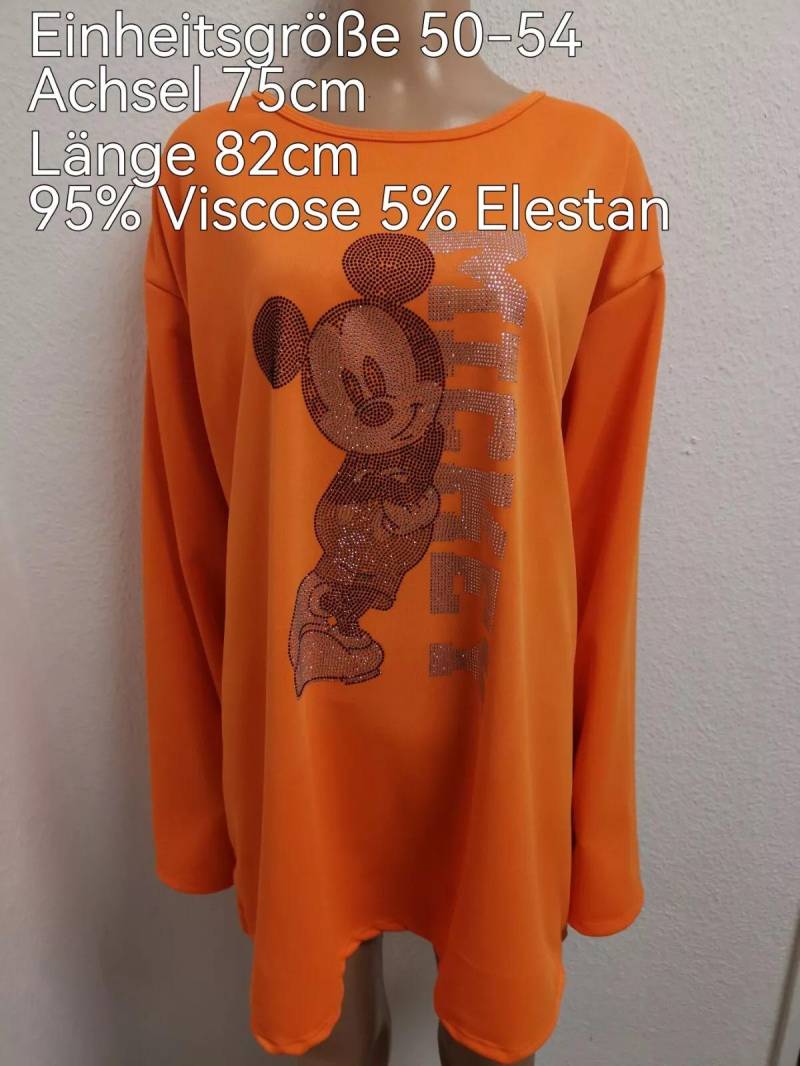 Mickey Mouse Glitzer Pullover Größe 50-54 von ByKleiderstubeNixxs