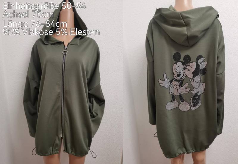 Mickey Mouse Glitzer Übergangsjacke Größe 50-54 von ByKleiderstubeNixxs