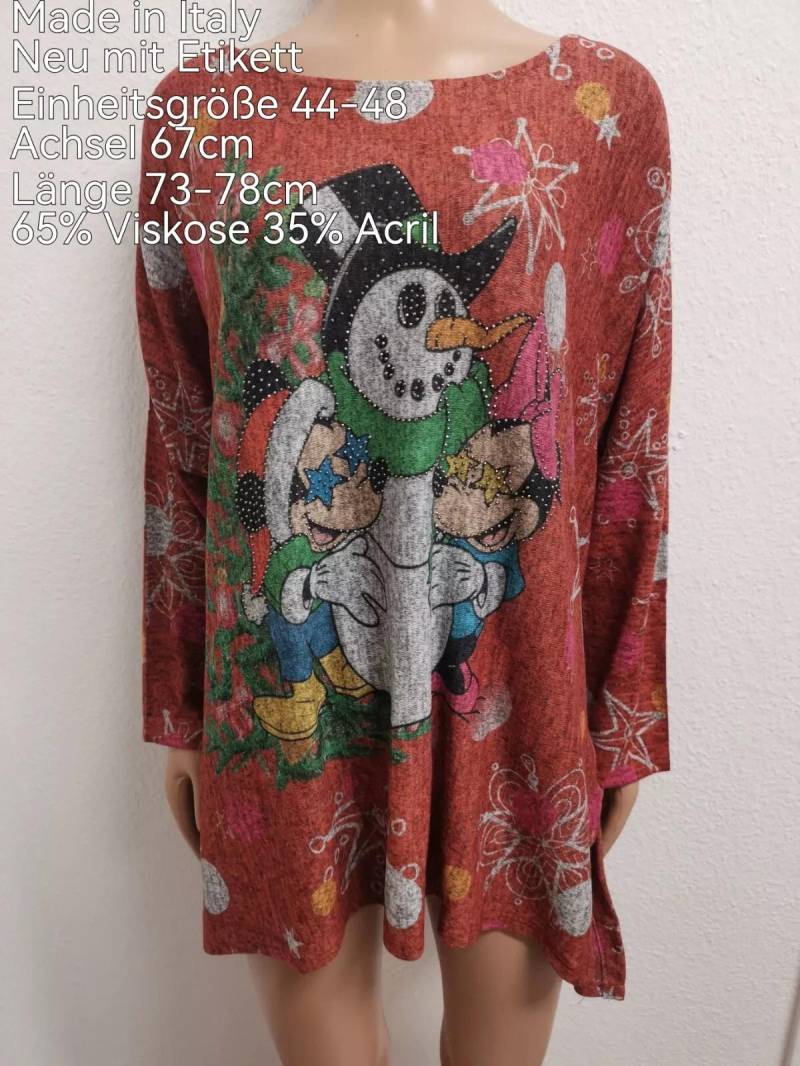 Mickey Mouse Glitzer Weihnachtspullover Größe 44-48 Mickey Mouse Glitzer Weihnachtspullover Größe 44-48 von ByKleiderstubeNixxs