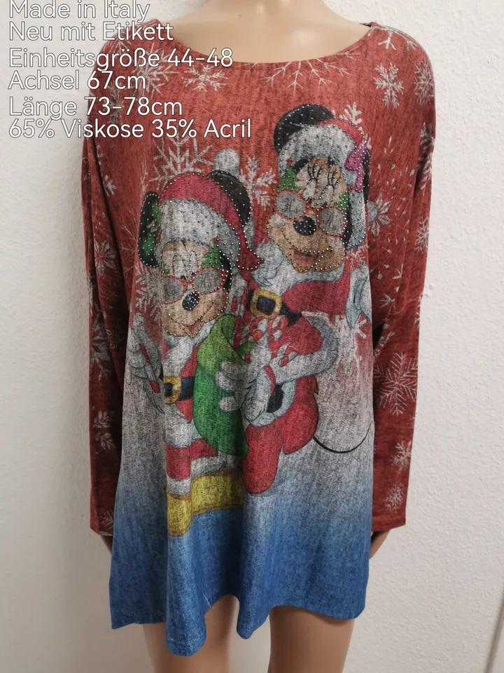Mickey Mouse Glitzer Weihnachtspullover Größe 44-48 Mickey Mouse Glitzer Weihnachtspullover Größe 44-48 von ByKleiderstubeNixxs